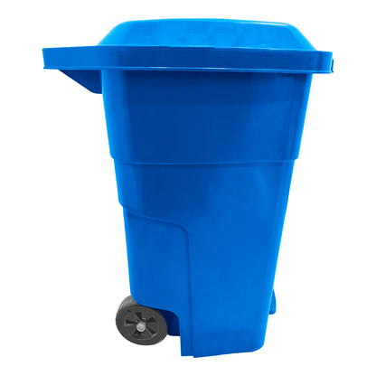 Basurero 50 Lt Azul C/Pedal