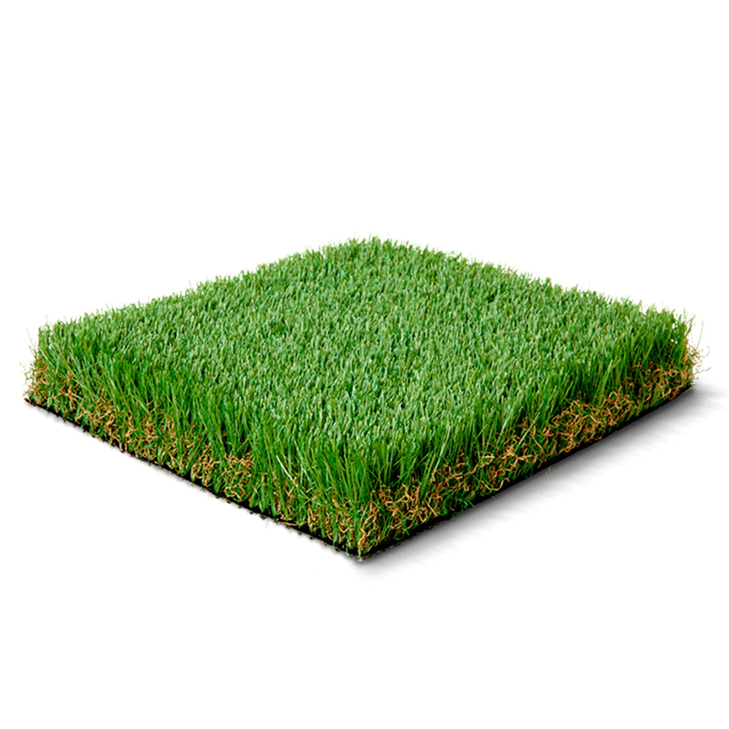 Vista en perspectiva de pasto ornamental Royal antiestático de 40 mm
