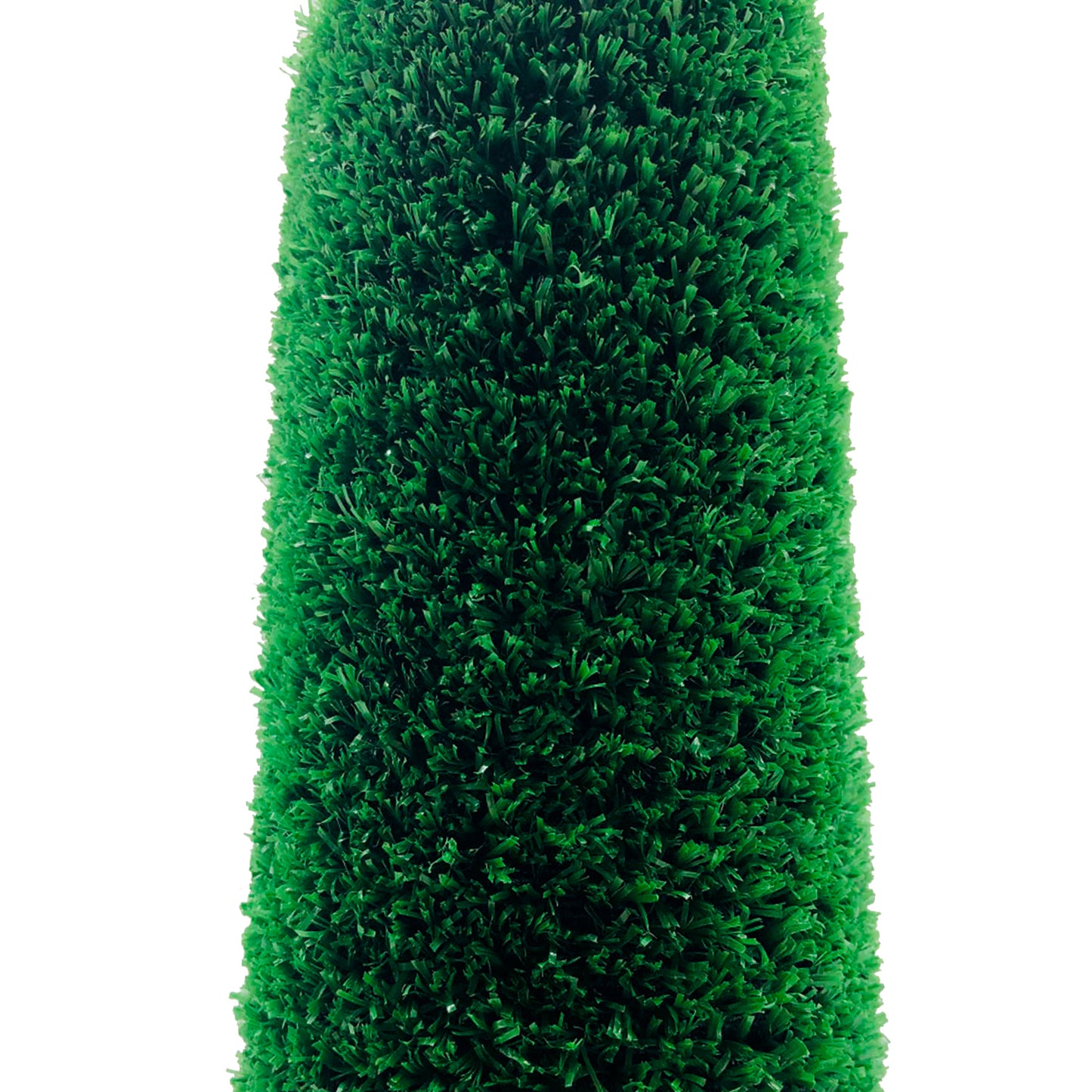 Vista lateral de rollo de pasto sintético alfombra de 10 mm