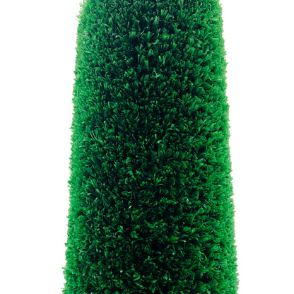 Vista lateral de rollo de pasto sintético alfombra de 10 mm
