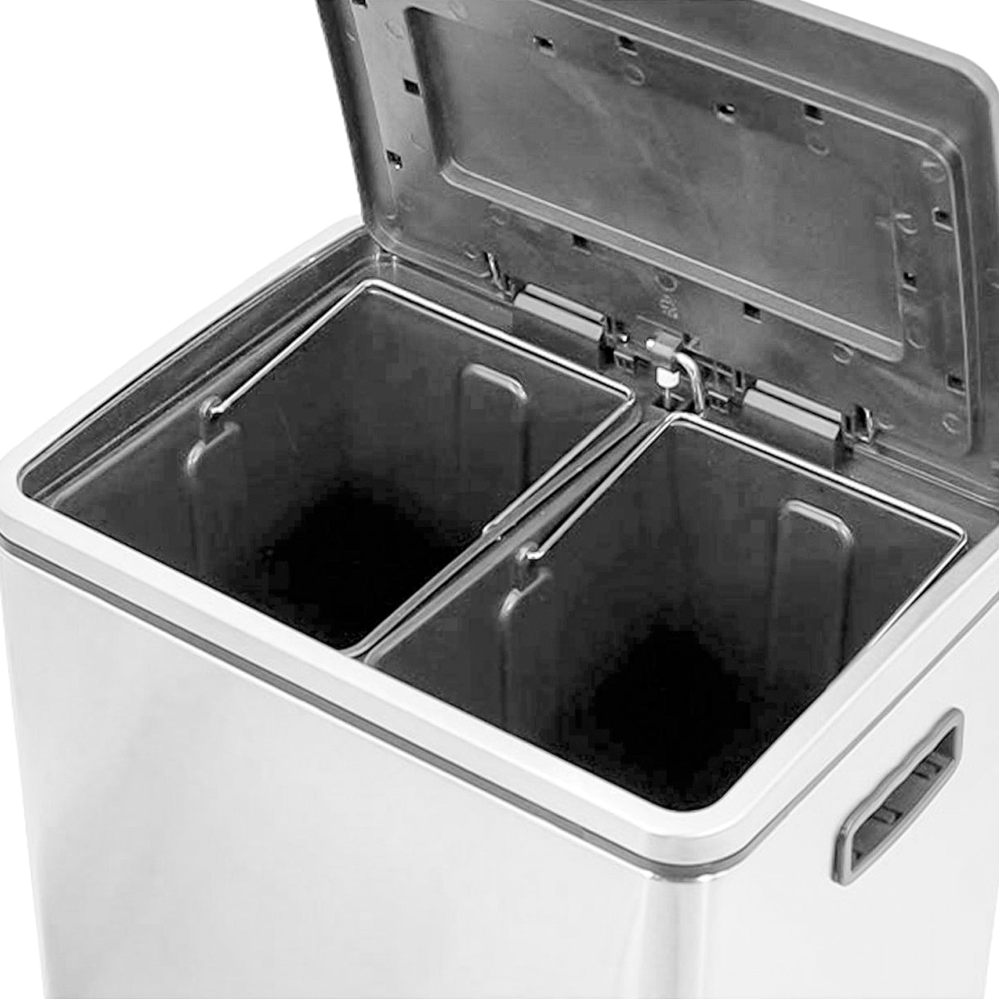 Basurero Acero Inox C/Pedal 2X20L