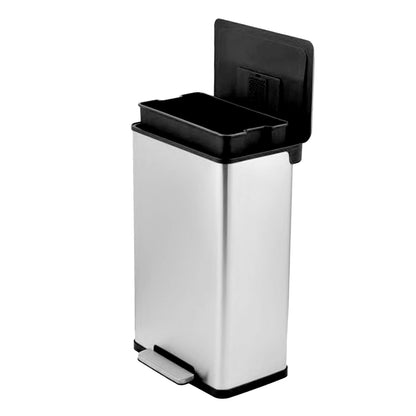 Basurero Acero Inox C/Pedal Front 45L