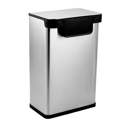 Basurero Acero Inox C/Pedal Front 45L
