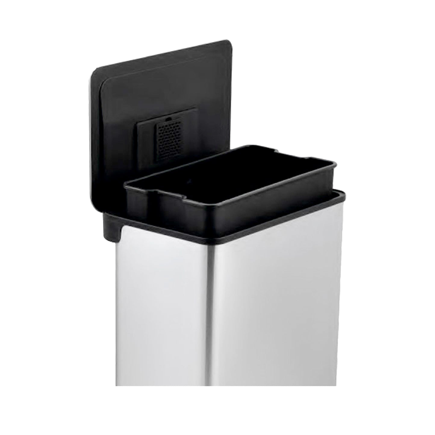 Basurero Acero Inox C/Pedal Front 45L