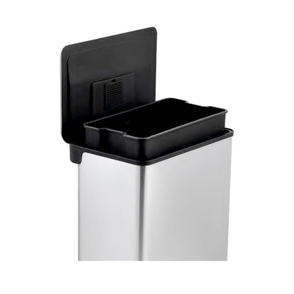 Basurero Acero Inox C/Pedal Front 45L