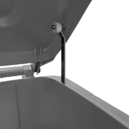 Basurero 100Lt C/Rueda/Pedal Gris