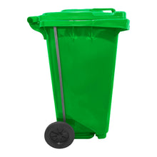 Basurero 100Lt C/Rueda/Pedal Verde