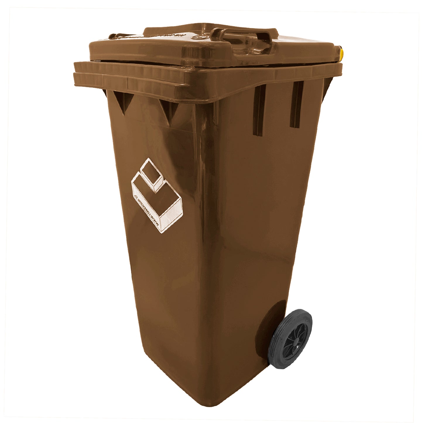 Basurero 120 Lt Cafe