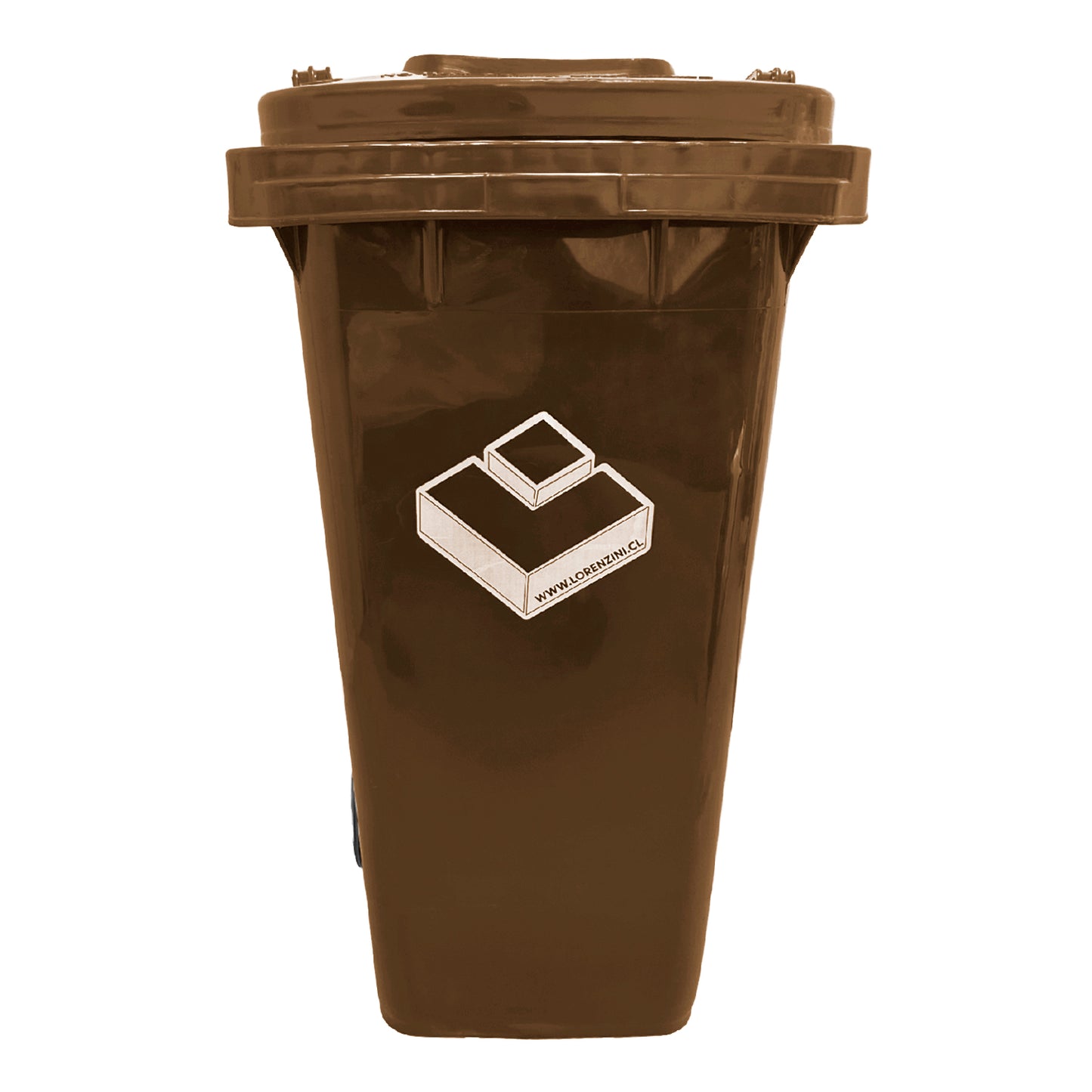 Basurero 120 Lt Cafe