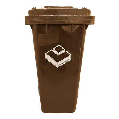 Basurero 120 Lt Cafe