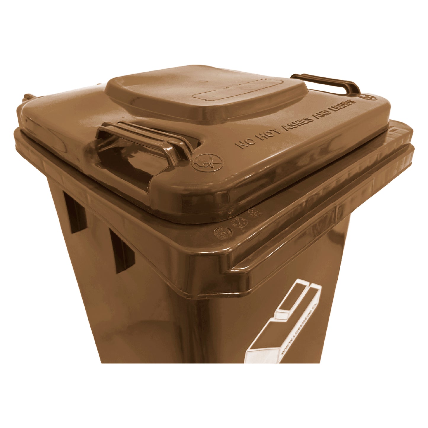 Basurero 120 Lt Cafe