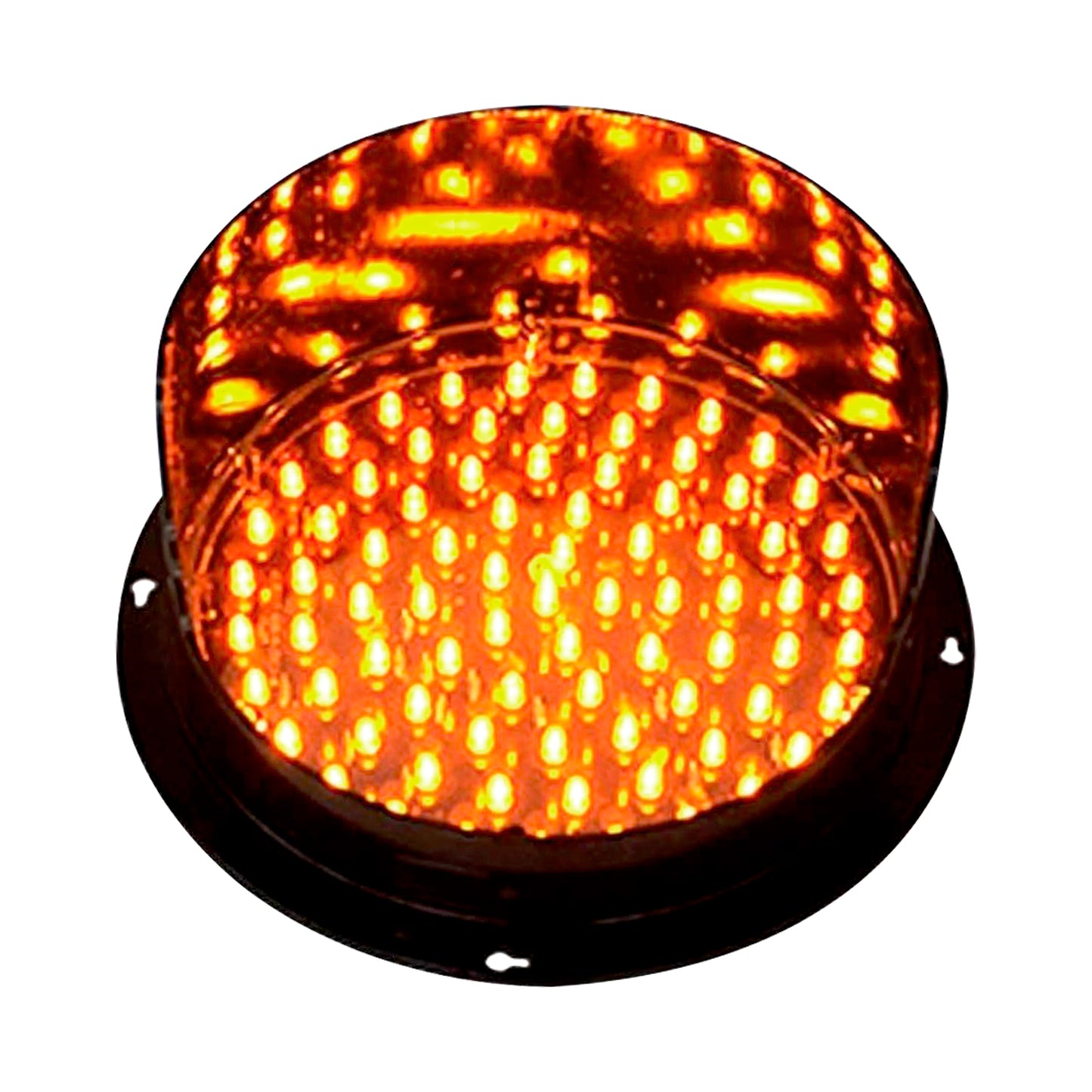 Foco Led 100Mm Amarillo C/Visera 12 Volt