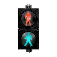 Mod Paso Peatones 2Focos 200Mm Rj/Vd Policarb