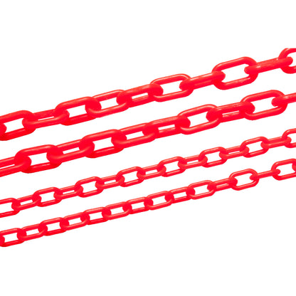 Cadena Plastica Roja 50 Mts.(Rollo)