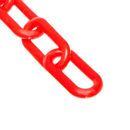 Cadena Plastica Roja 50 Mts.(Rollo)