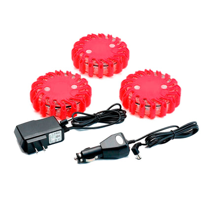 Kit Balizas Destellantes Rojas