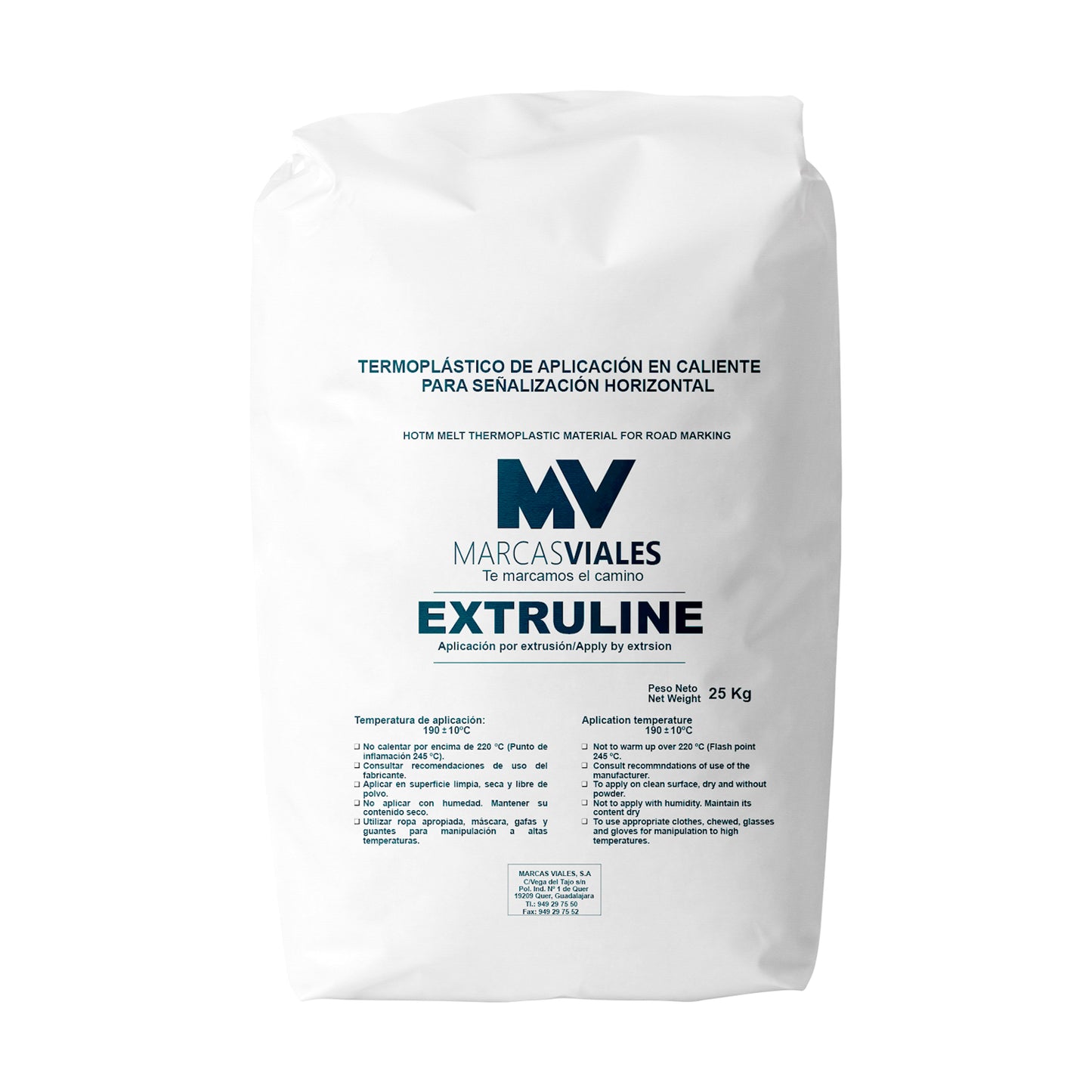 Pint Termo Blanca Marcas Viales 25 Kg