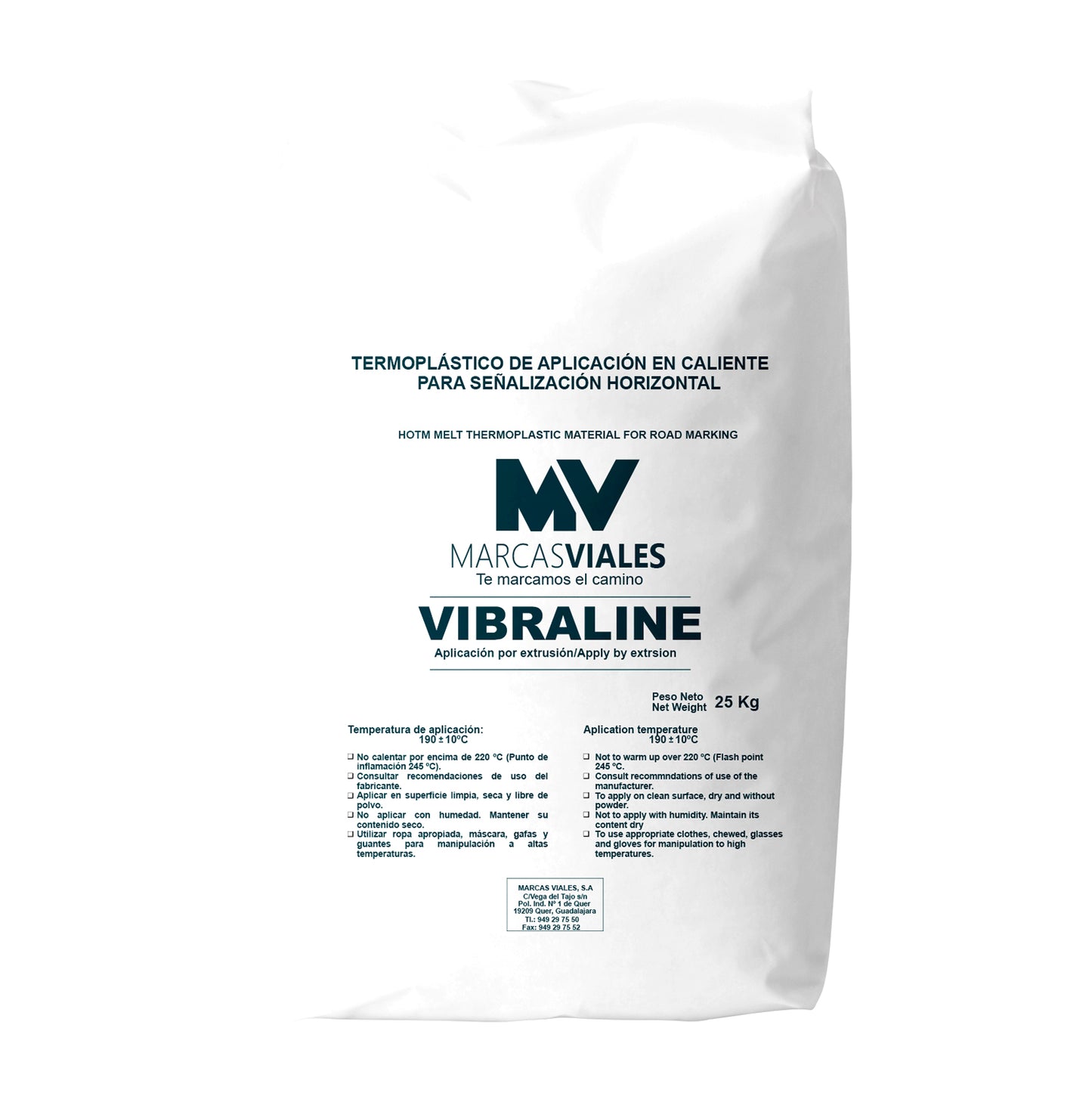 Pint Termo Vibraline Blca Marcas Viales 25 Kg