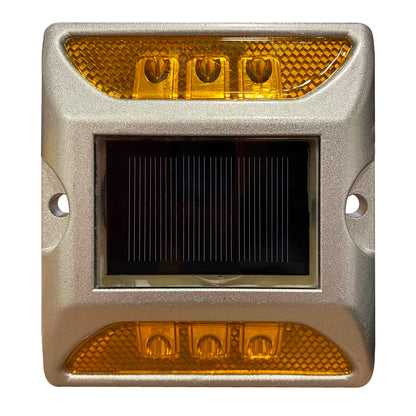 Tacha Solar Amarilla C/Vastago