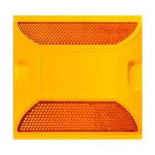 Tacha reflectiva Prismalux blanca para señalización vial y delimitación de carriles - Vista cenital Prismalux