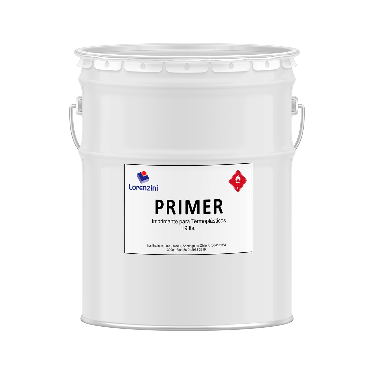 Primer Termoplastica Tineta 19Lt Lorenzini