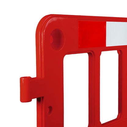 Detalle posterior de unión entre Vallas Plásticas Premium para cierre perimetral