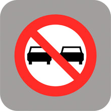 Señal Prefor No Adelantar 2X4.8Mt