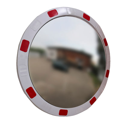 Liq. Espejo Panor. 80 Cms Roj/Bla Circular