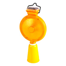 Lampara Solar Amarilla Cono Redonda
