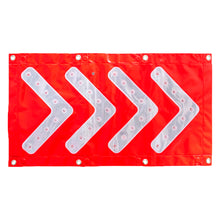 Liq. Flecha Led Portatil Magnetica Fondo Rojo