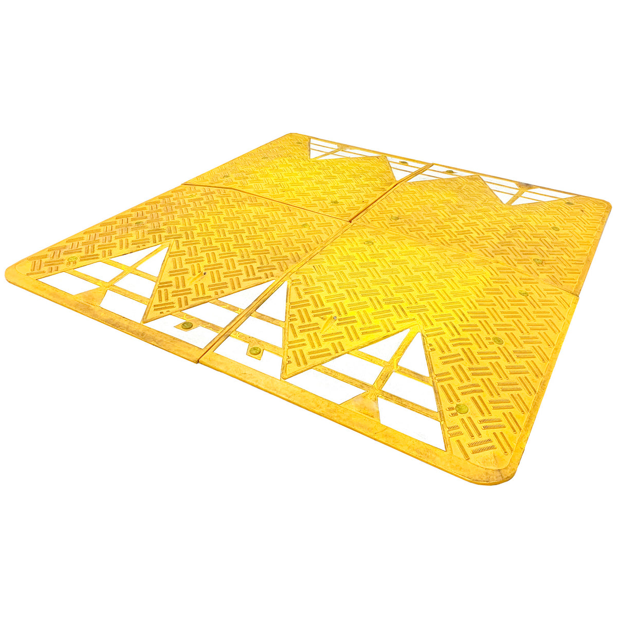 Cojín Berlinés Reductor de Velocidad Amarillo 2000 x 1800 x 65 mm – Reductor modular para tránsito pesado