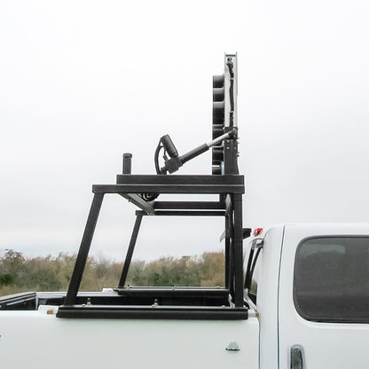 Flecha LED 600×1200 – Señalización Vial con Elevación Automática y Control