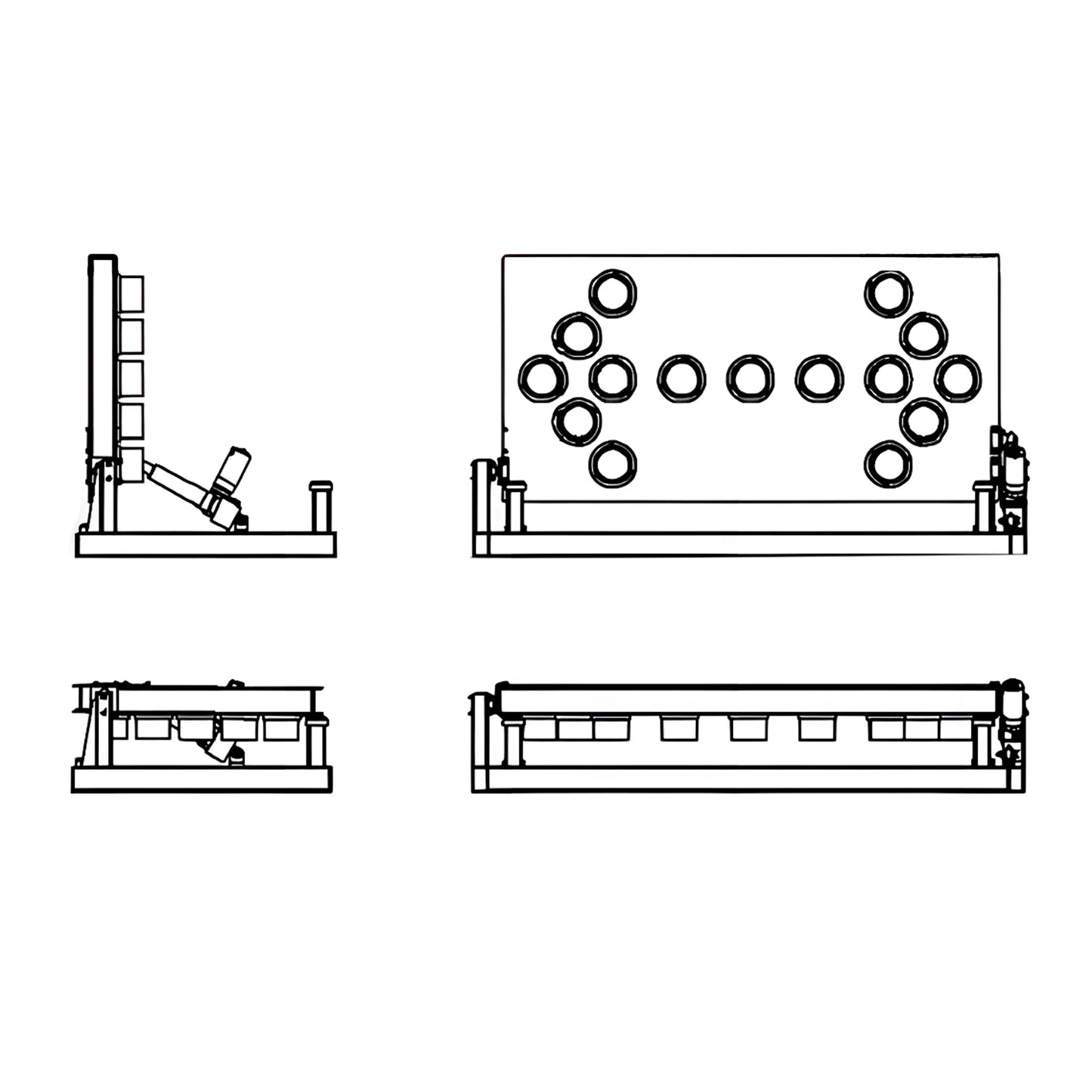 Flecha LED 600×1200 – Señalización Vial con Elevación Automática y Control