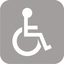 Señal Preformada Minusvalido Bco 1.6 X 1.6 Mt