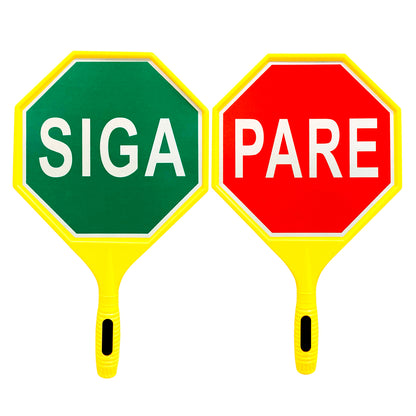 Paleta Pare Siga 40 Cm Imp Amarilla