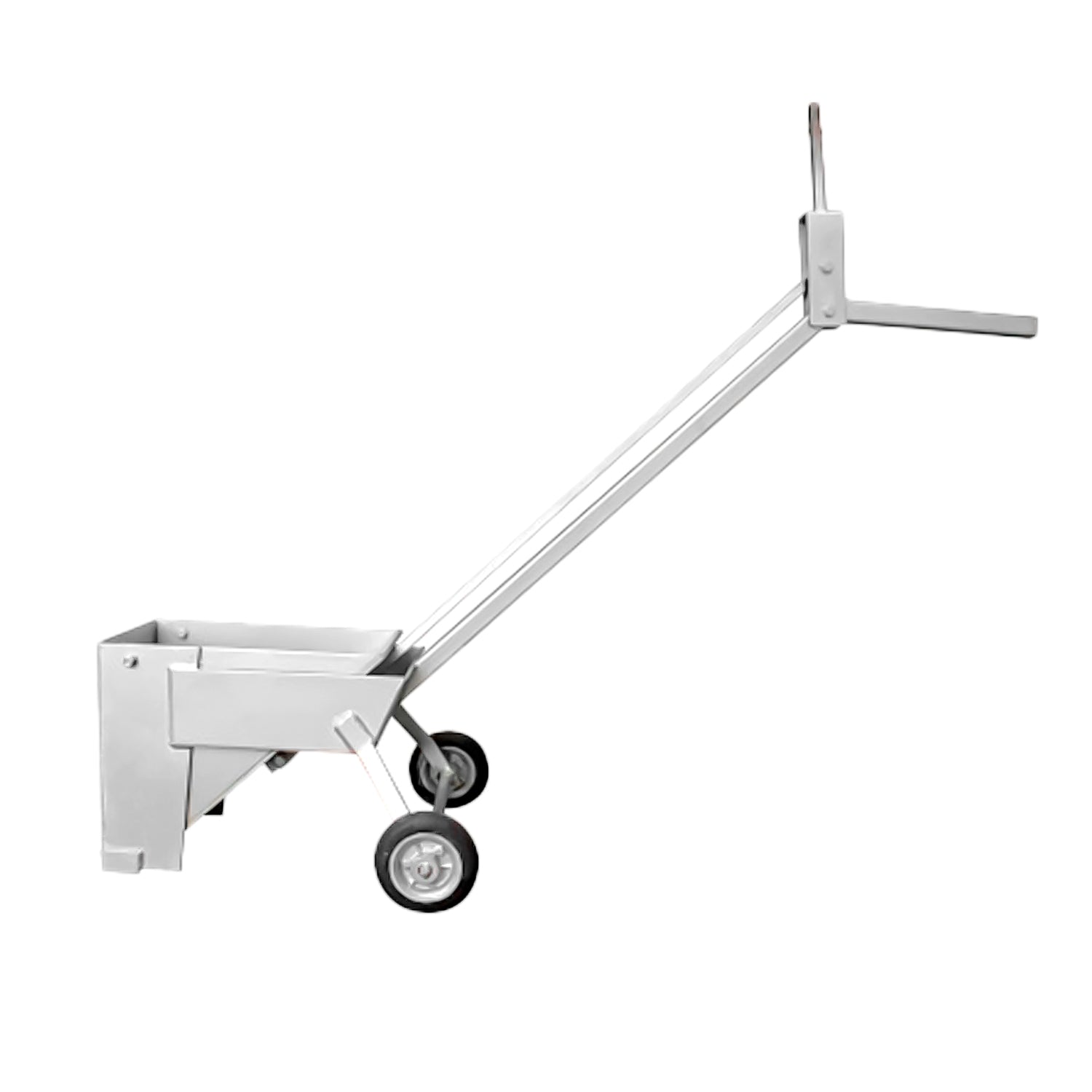 Zapata de aplicación manual de 20 cm para pintura termoplástica, con estructura metálica y platina inferior para demarcación vial manual.