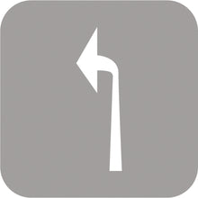 Señal Prefor.Flecha Izquierda 4 X 1.13 Mts