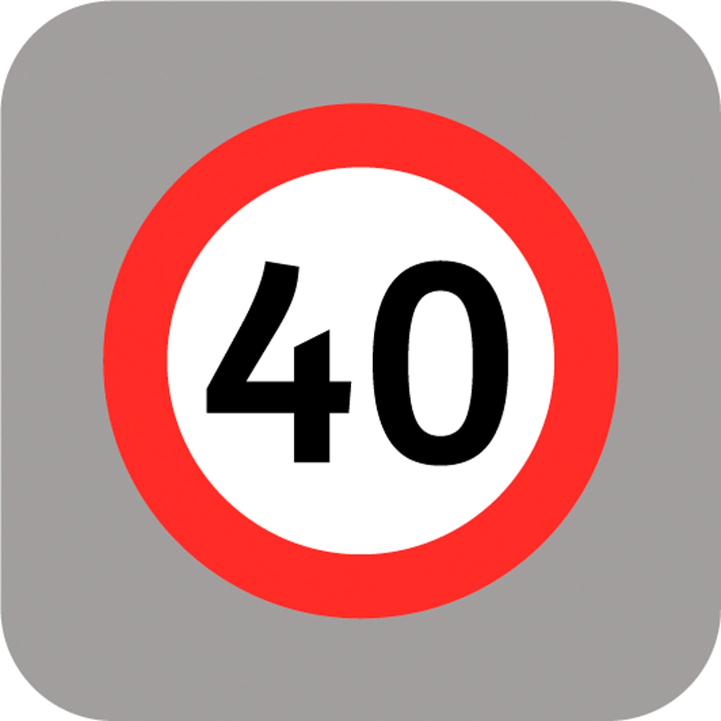 Señal Prefor Velocid 40 Km 2X4.8Mt