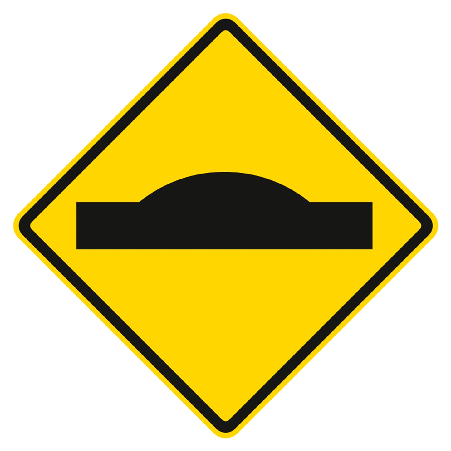 Señal Prefor Lomo Amar-Negro 1.8X4.3 Mt