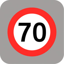 Señal Prefor Vel Max 70 Km 2 X 8 Mts