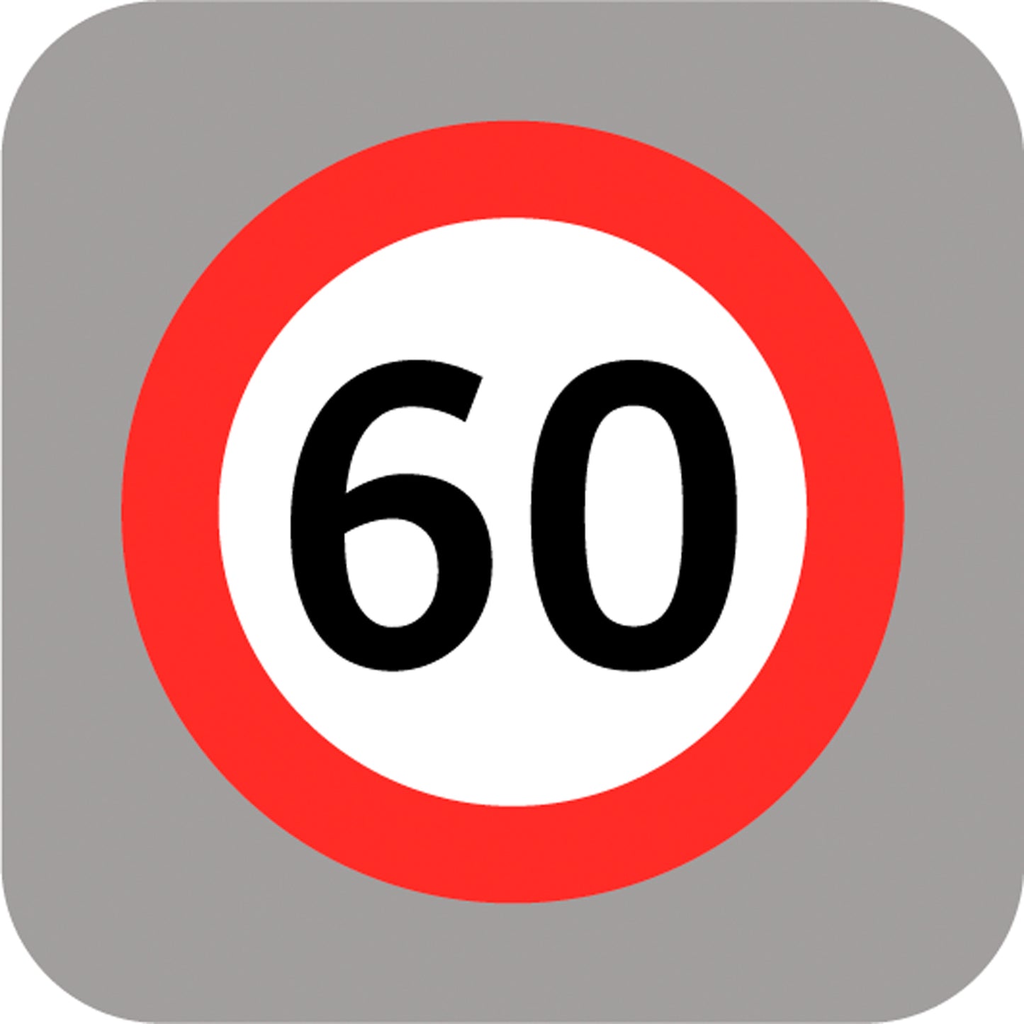 Señal Prefor Vel Max 60 Km 2 X 8 Mts