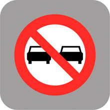 Señal Prefor No Adelantar 2 X 8 Mts