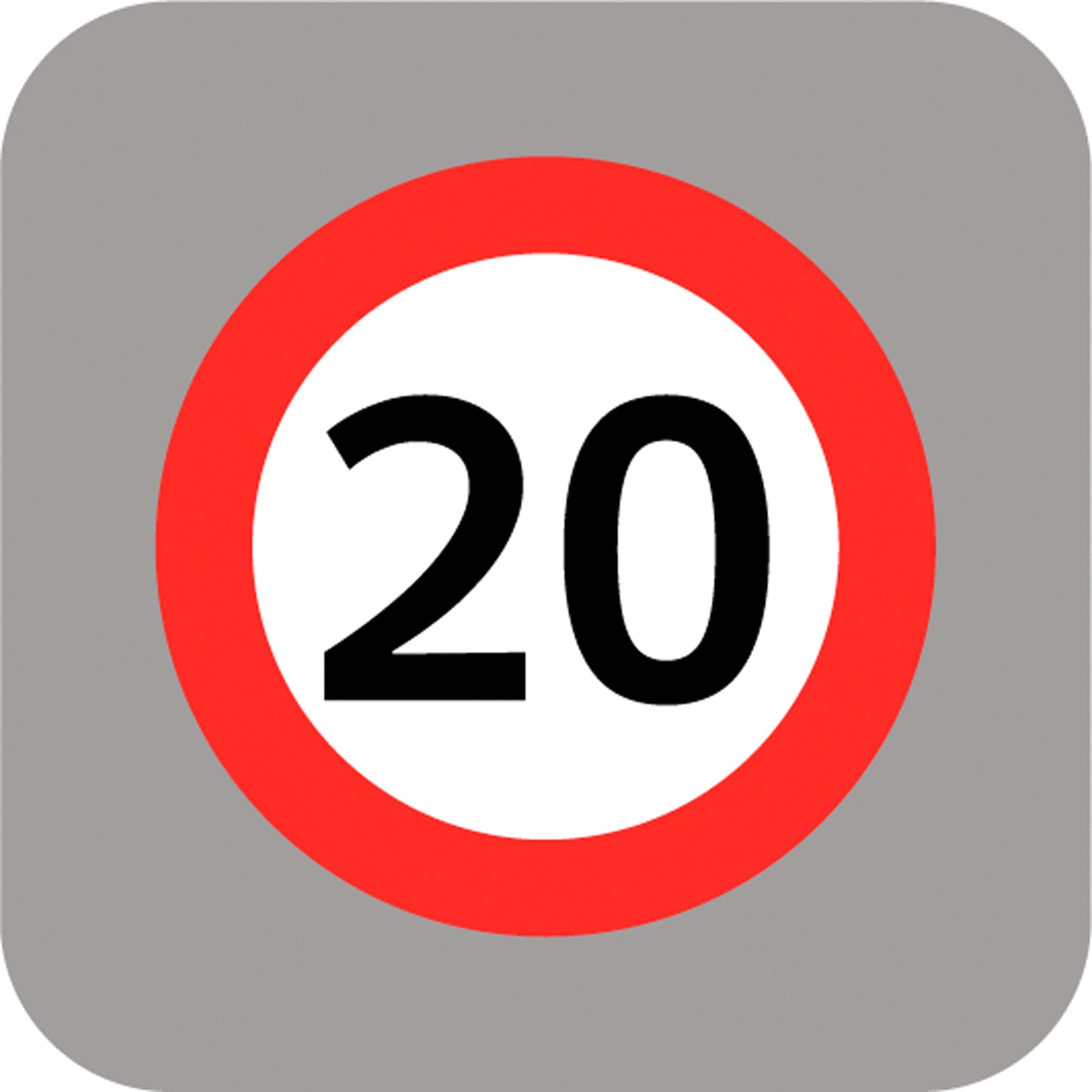 Señal Prefor Velocid 20 Km 2X4,8 Mt