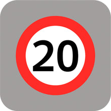 Señal Prefor Velocid 20 Km 2X4,8 Mt