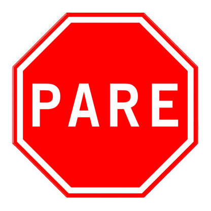 Señal Pare 0.60X0.60 Alum Gip