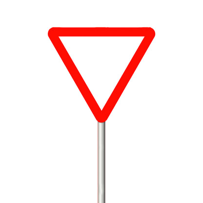 Señal Ceda Paso 0.75X0.75 Al Gip