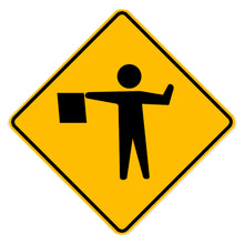 Señal Banderero 0.6X0.6 Al 3 Gip