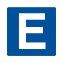 Señal Estac Permit 0.6X0.6 Alum Gip