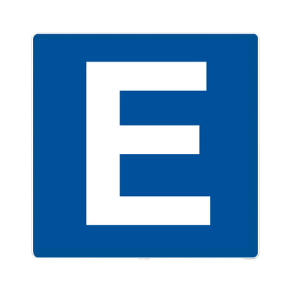 Señal Estac Permit 0.6X0.6 Alum Gip