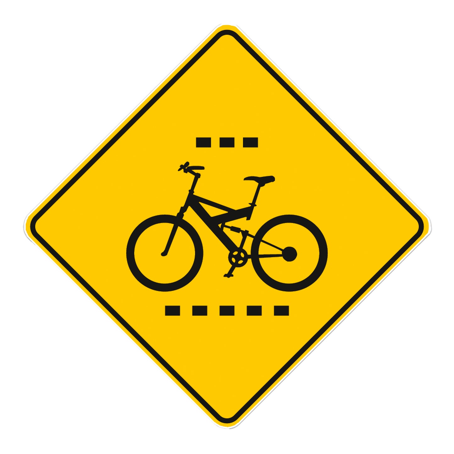 Señal Cruce Ciclis 0.6X0.6 Alum Gip